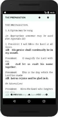 The New Liturgy of The Church android App screenshot 1